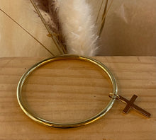 Charger l'image dans la galerie, JONC bracelet rigide doré ou argenté