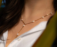 Charger l'image dans la galerie, ANGELE collier cravate perle

